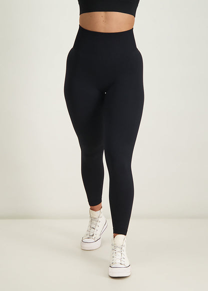 Fusion - Scrunch Seamless Legging Zwart